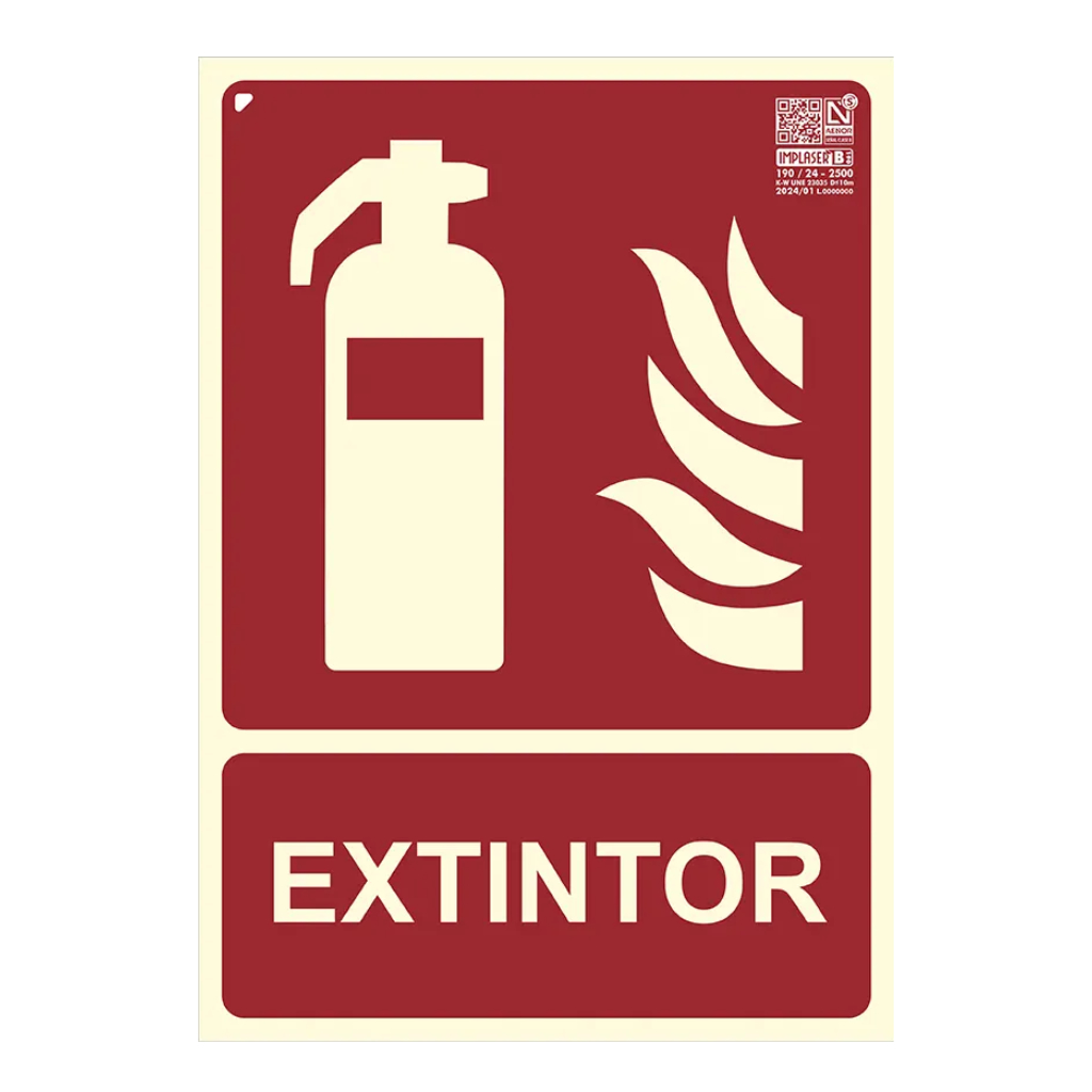[EX201N-A4] Señal extintor 29,7x21cm