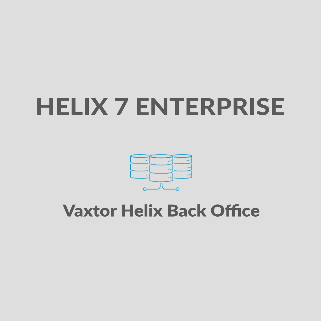 Helix 7 Enterprise - Software de base de datos Back Office - más de 50 cámaras. Precio por cámara