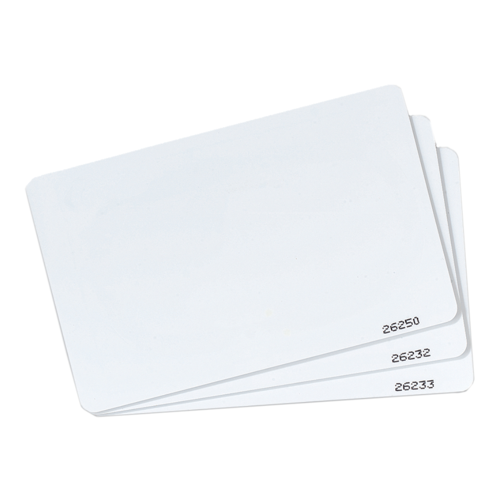 [ATS1475] Tarjeta de proximidad PVC blanca 125Khz para lectores ATS. Pack de 10u