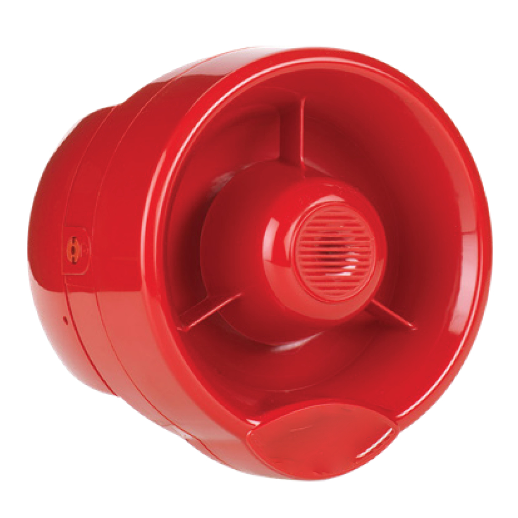 [WS2010RE] Sirena de pared vía radio bidireccional serie FireVibes IP65. Color rojo