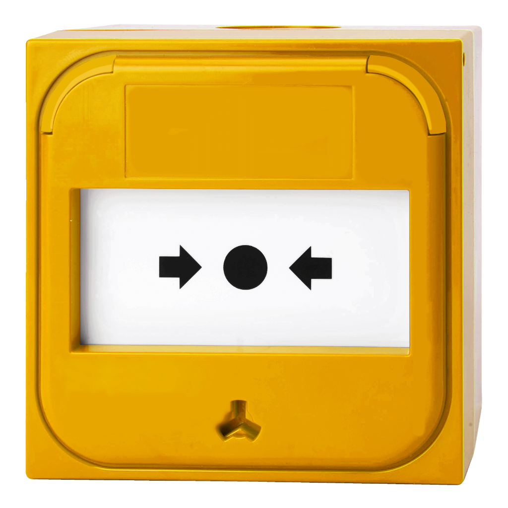 [NC-MC-0-Y] Pulsador manual inteligente convencional 0Ω. Color amarillo