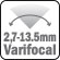 DC Iris Varifocal motorizada 2.7 - 13.5mm (106~31°) / F1.4